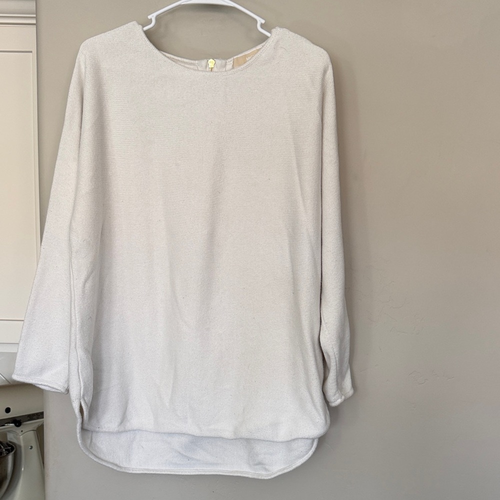 Michael Kors cream Crew Neck Sweater
